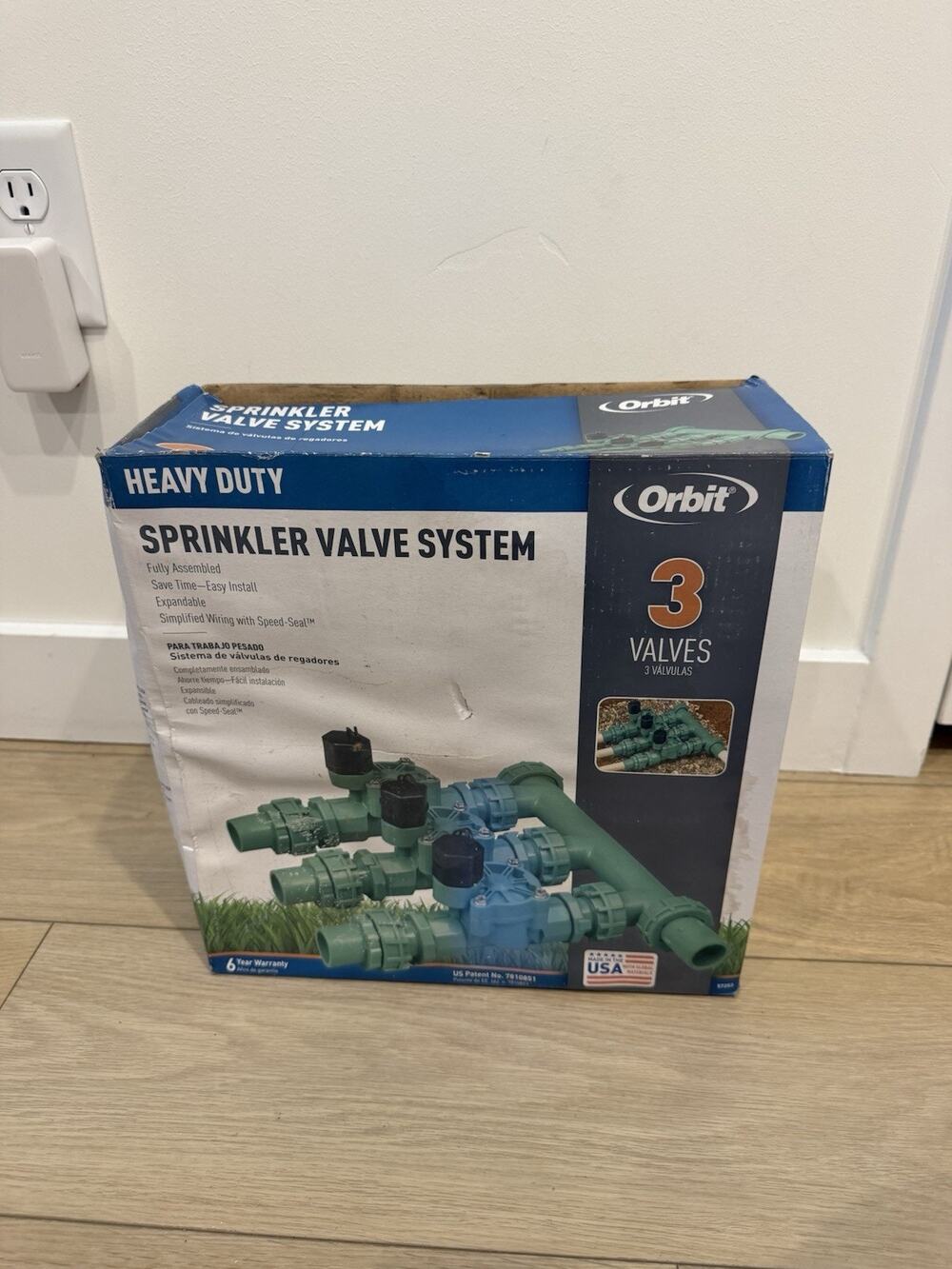 Orbit 3-Valve Preassembled Manifold Sprinkler Valve System 3/4 in 150 psi